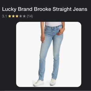 Lucky Brand Brooke Straight Jean